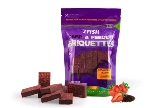 Zfish Zakrmovací brikety 220g_Jahoda & Konopí