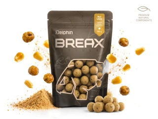 Delphin Boilies Breax NutCake - Tygří ořech-Scopex-Sladká kukuřice 300 g 24 mm